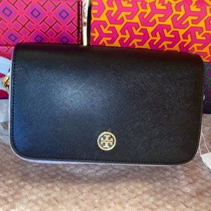 Tory Burch Robinson mini chain crossbody bag